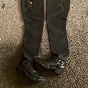 COPY - Wesco bikers boots length 37 in ankle cir 14 in top 24 split order weight